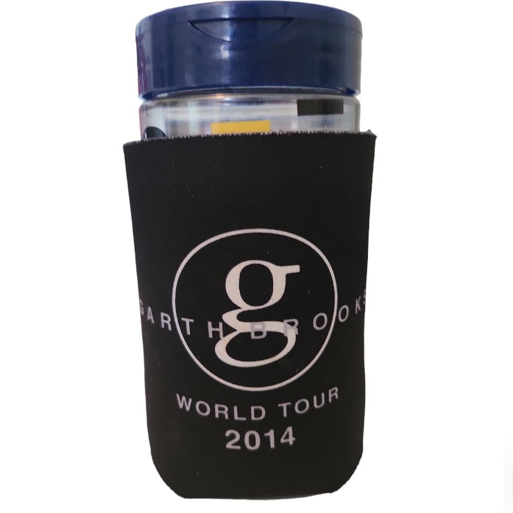 Black Garth Brooks 2014 World Tour Koozie